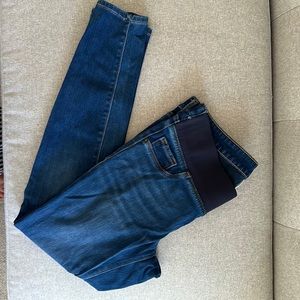 Old Navy Maternity Rockstar Low Panel Skinny Jeans 6